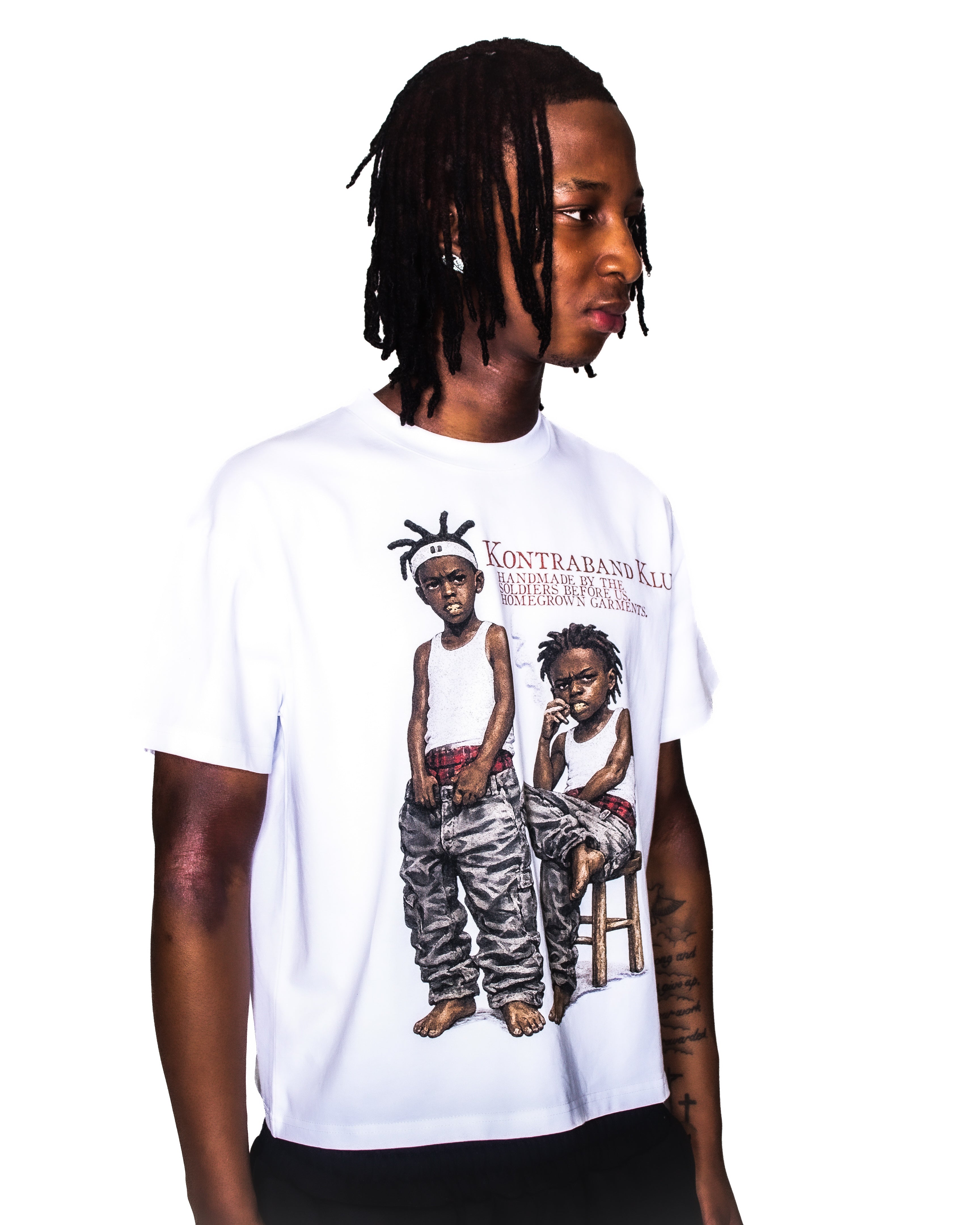 Krazy TWINZ White Tee