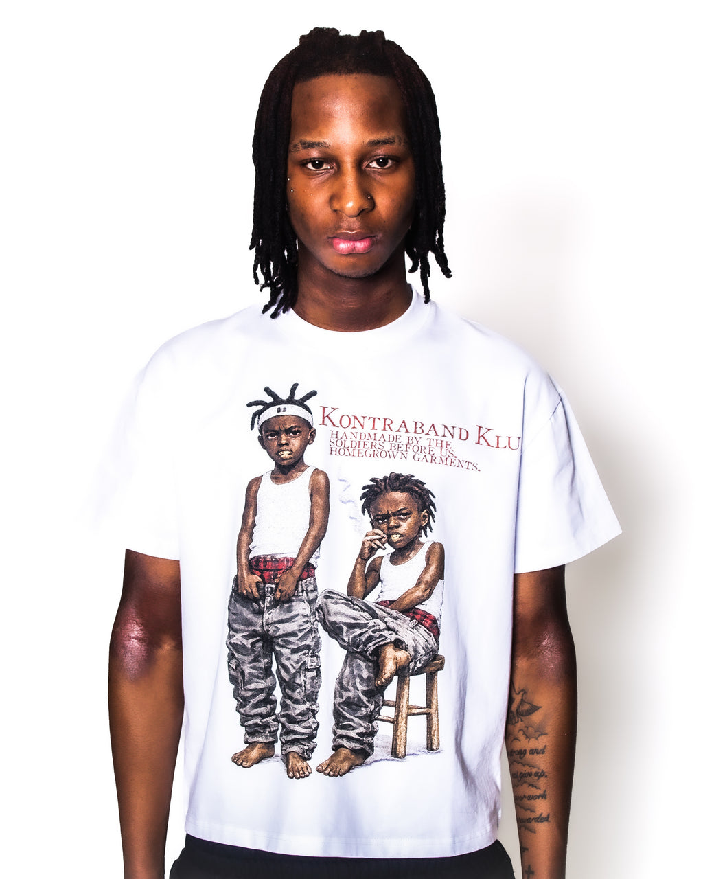 Krazy TWINZ White Tee