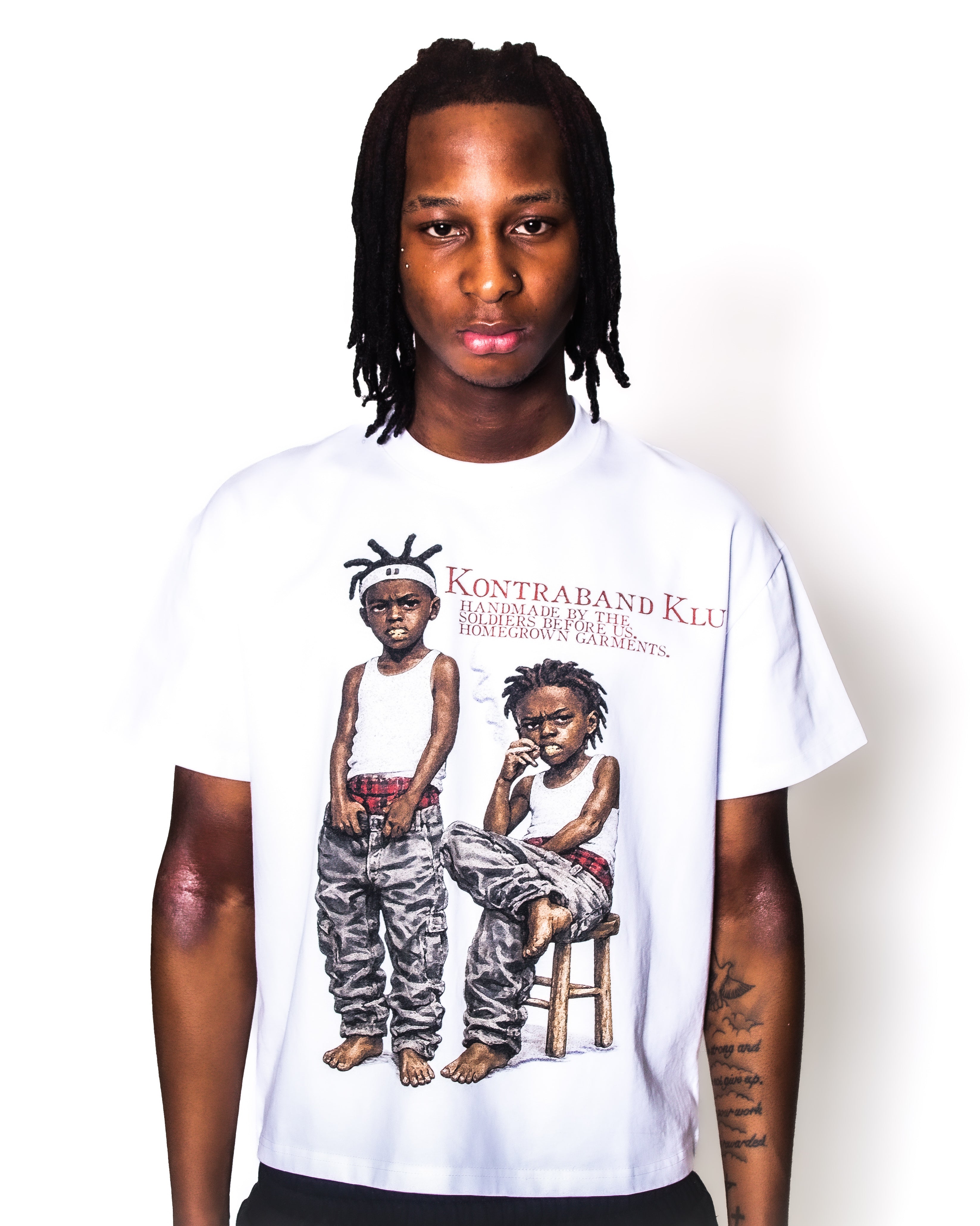 Krazy TWINZ White Tee