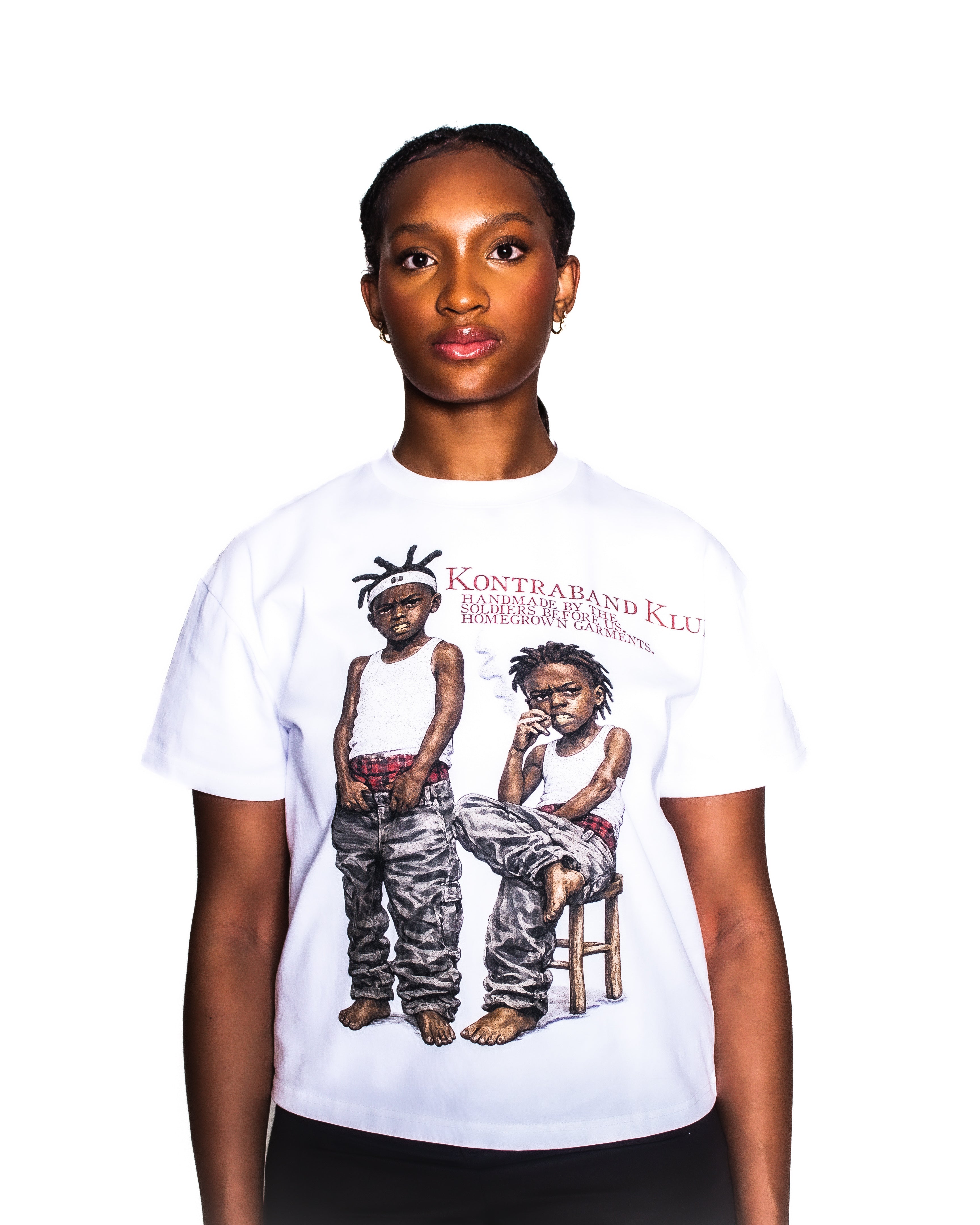Krazy TWINZ White Tee