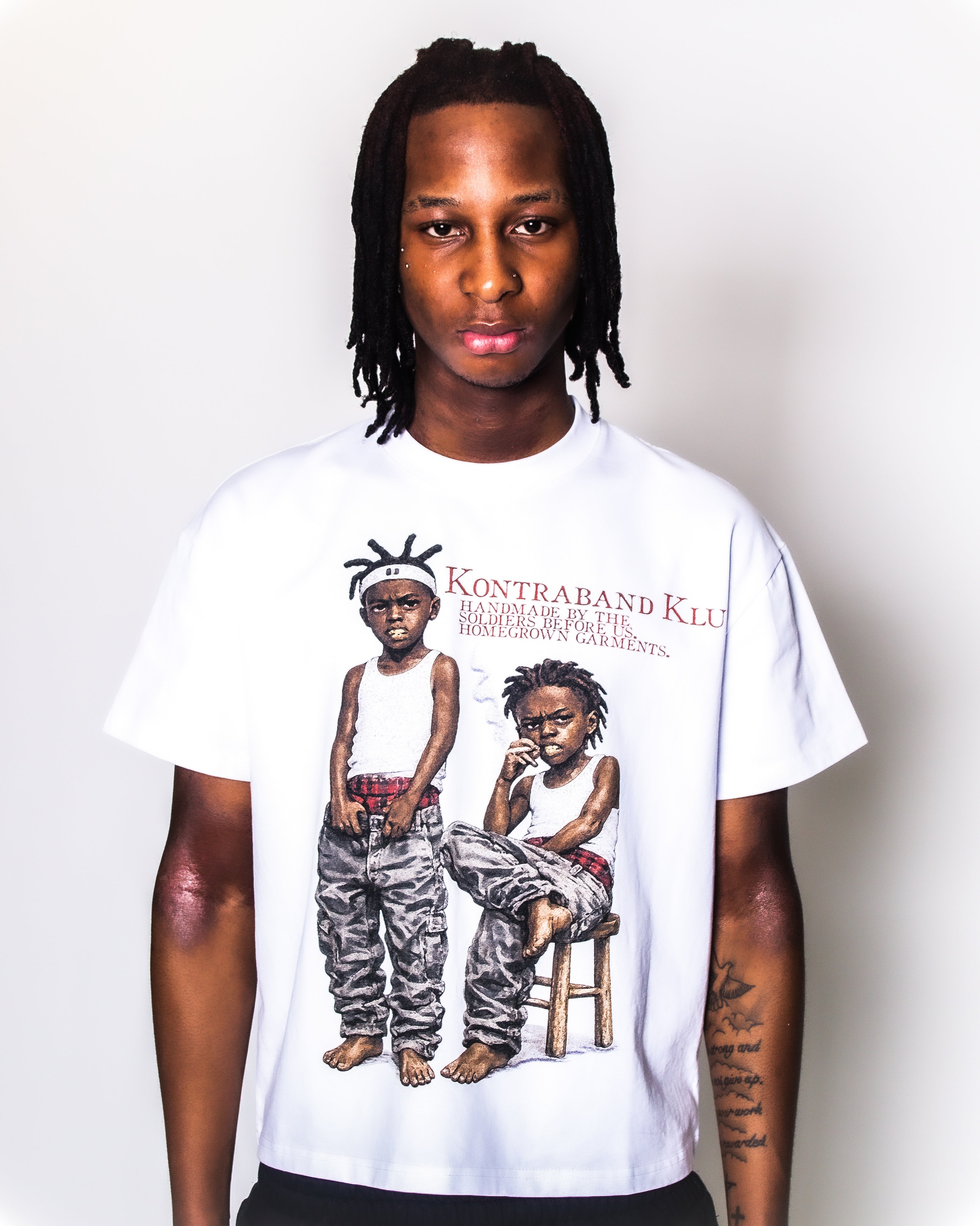 Krazy TWINZ White Tee
