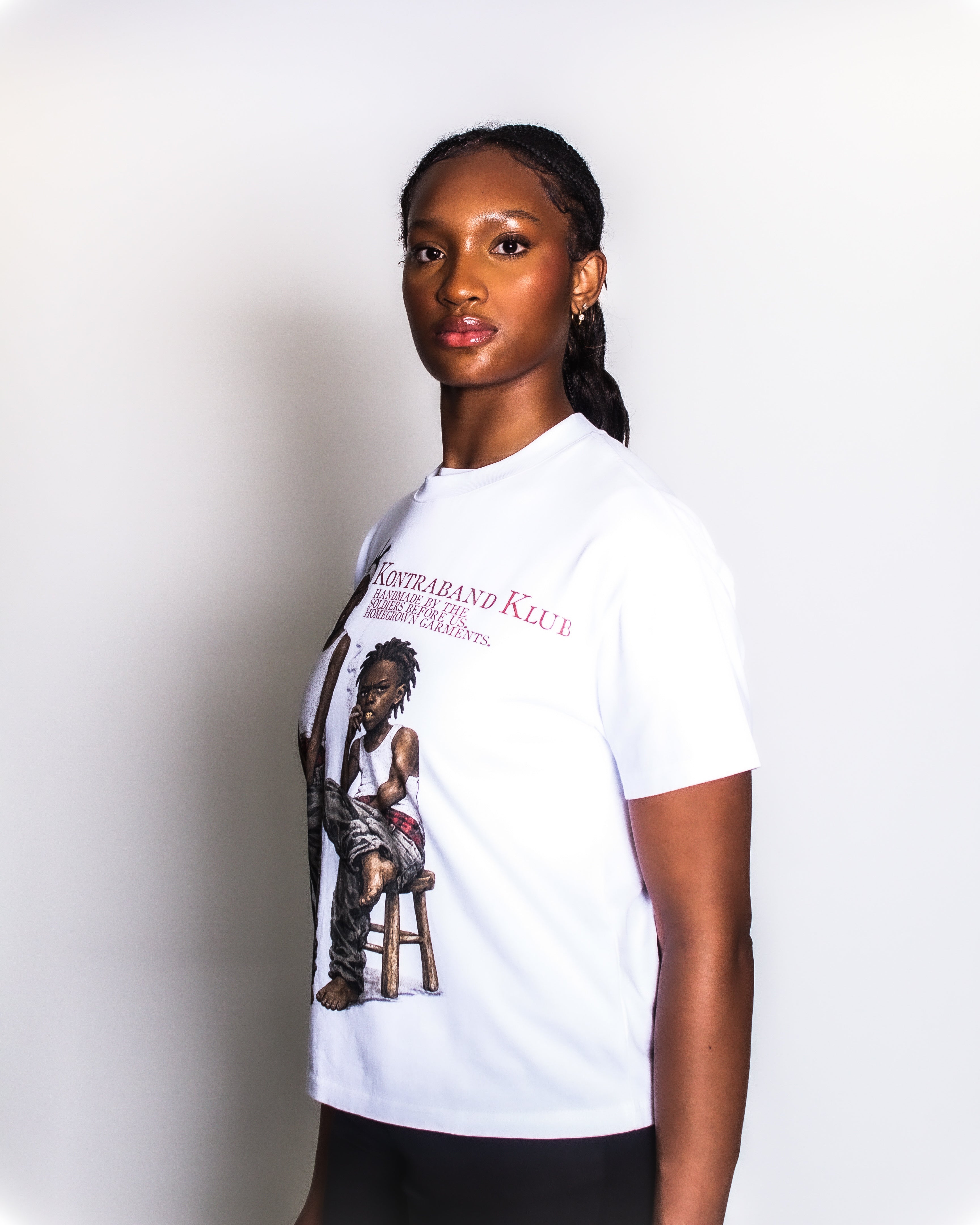 Krazy TWINZ White Tee