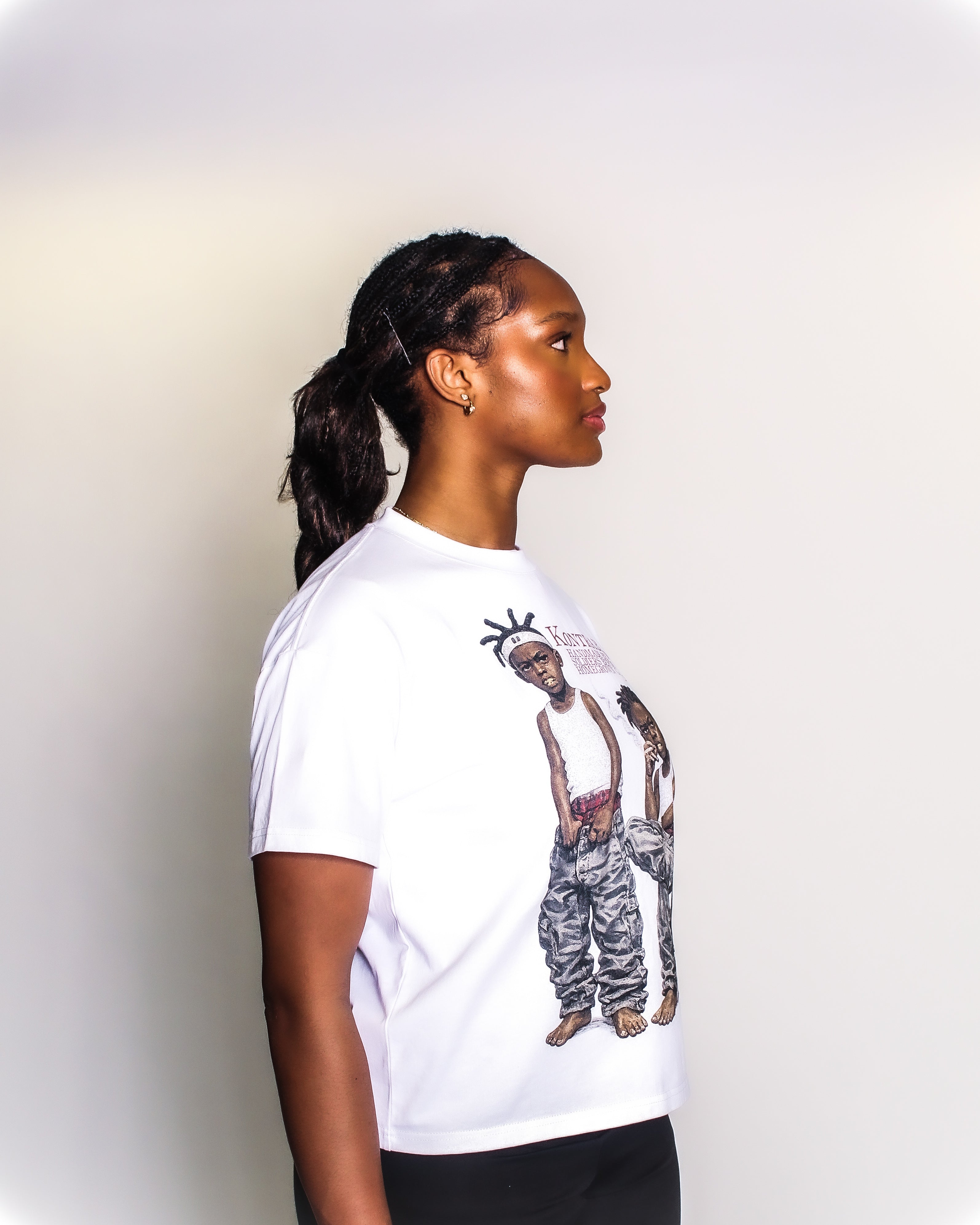 Krazy TWINZ White Tee