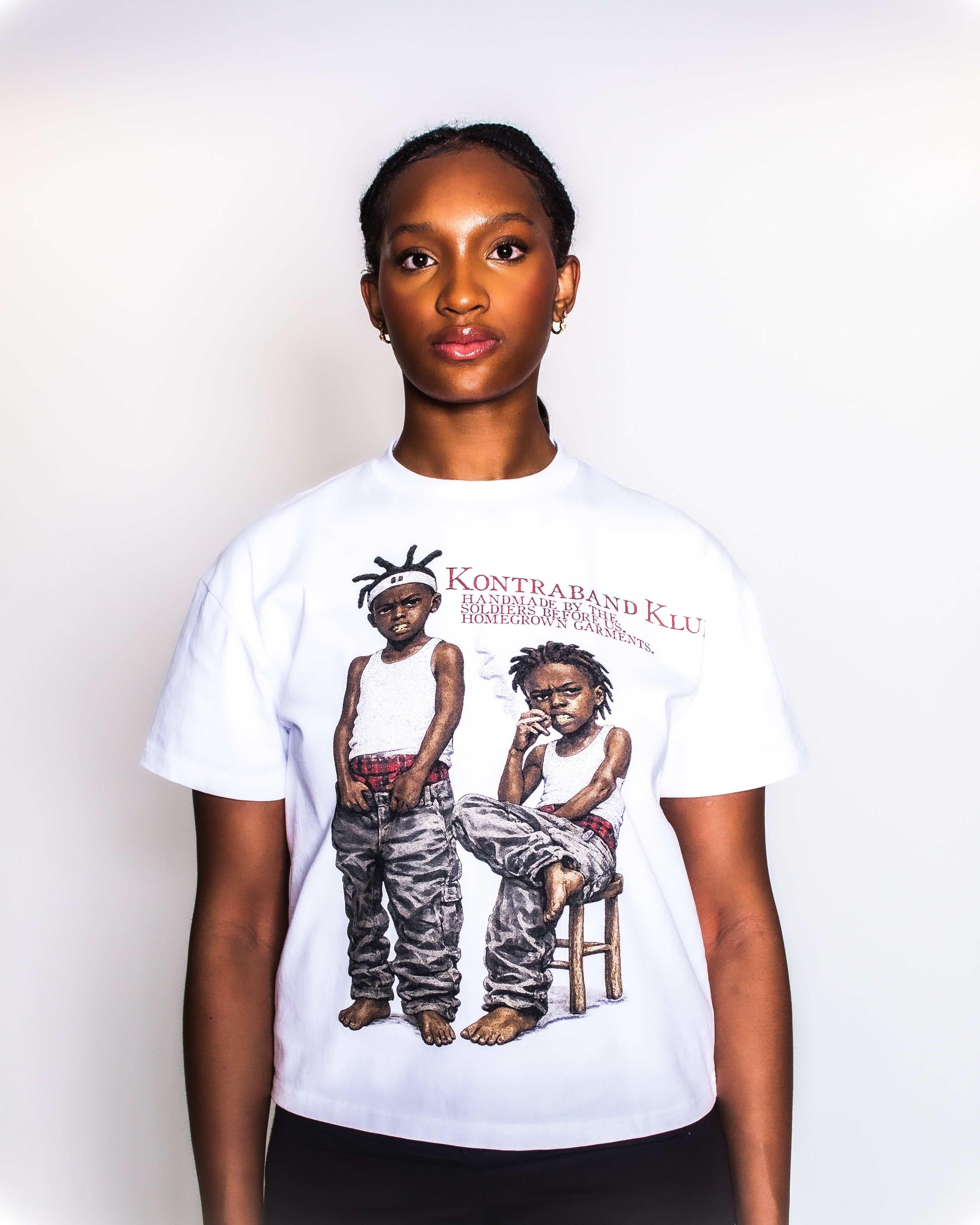 Krazy TWINZ White Tee